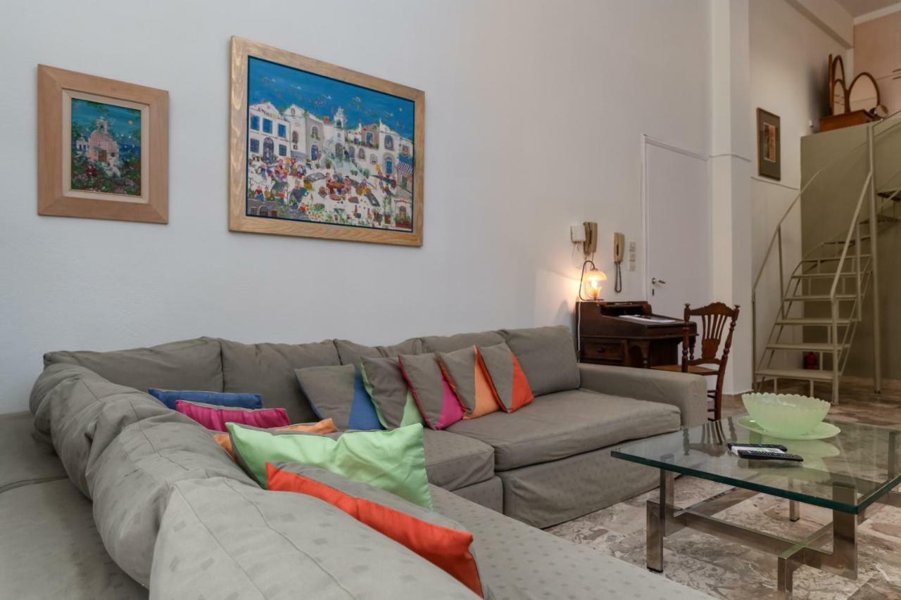 דירות אתונה Acropolis Koukaki Loft Private Garden מראה חיצוני תמונה